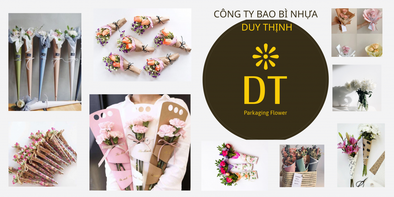 Túi Xách Hoa Bao Bì Giấy